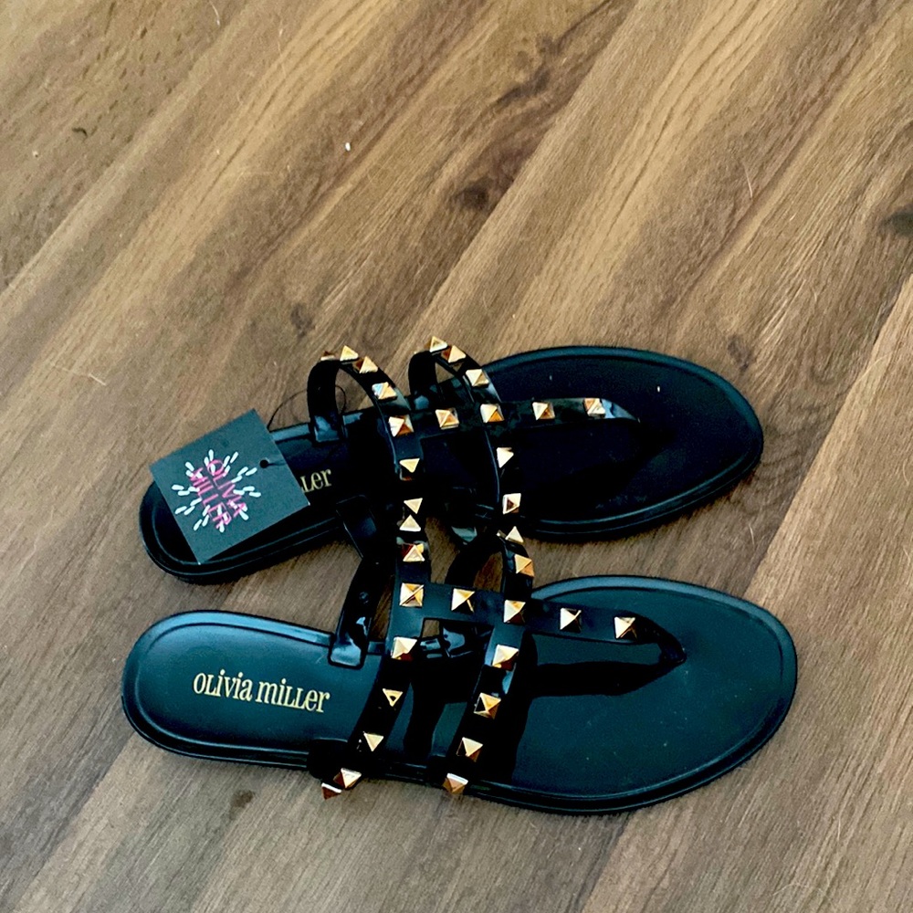 Olivia Miller jelly sandals new with tag
